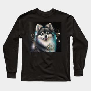 Jeweled Pomsky Long Sleeve T-Shirt